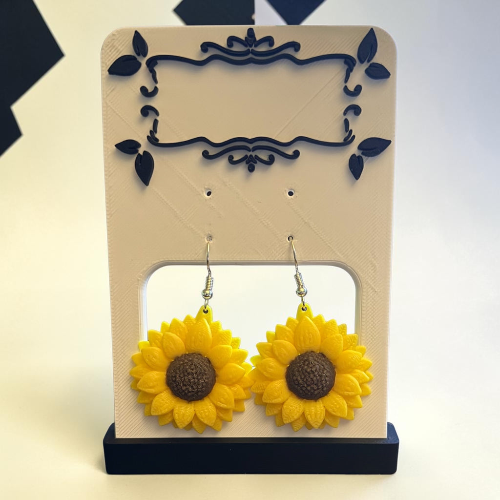 Sunshine Bloom Sunflower Earrings