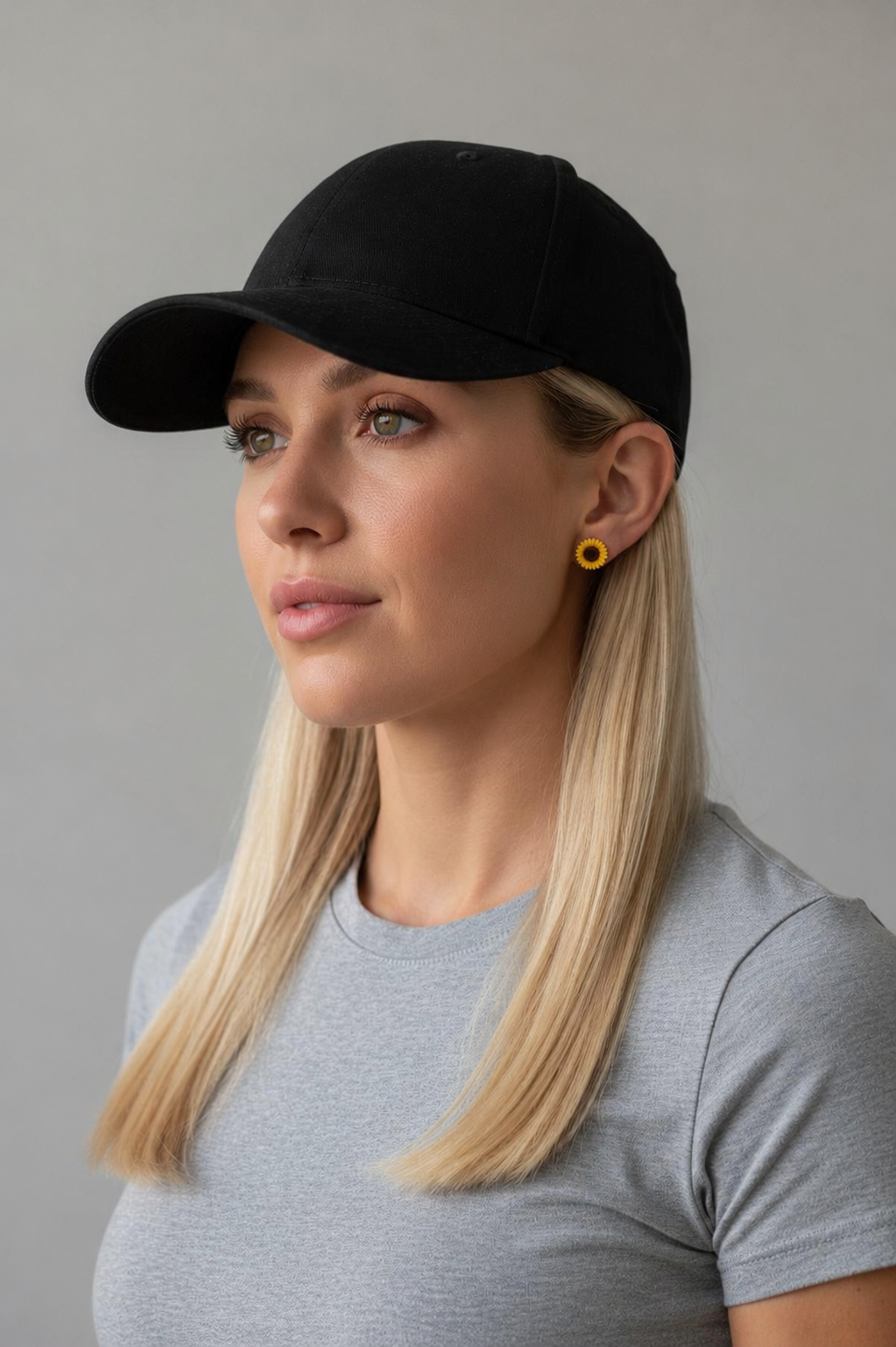 Sunlit Sunflower Stud Earrings